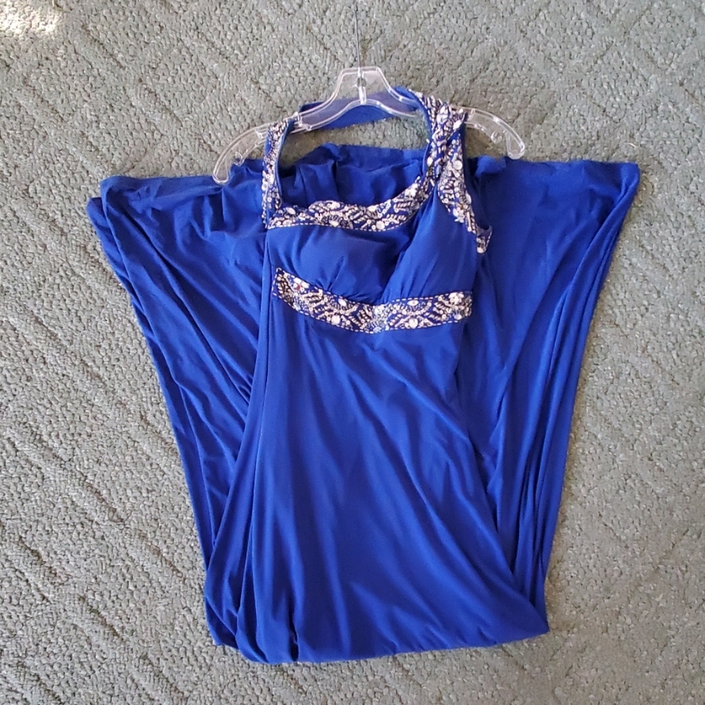 Blue formal dress